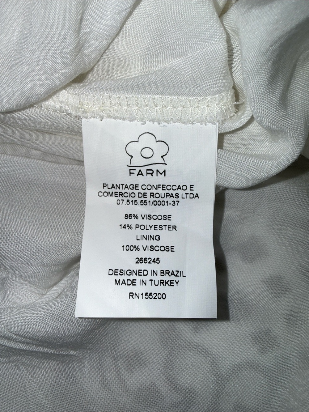 FARM Rio Cream Embroidered V‑Neck Maxi Dress - Picture 7 of 8